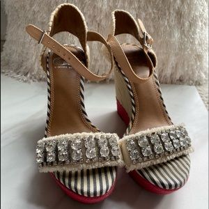SOLD Gianni Bini Rhinestone Wedges